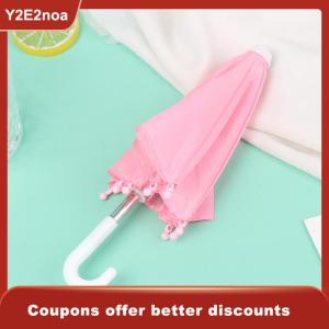 【Y2E2noa】 22CM Colorful Dolls Umbrellas Toys Rain Gear For 18inch doll Girls Accessories
