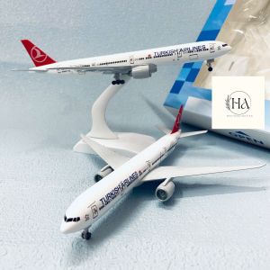 Mô Hình Trưng Bày Máy Bay Boeing 777-300ER hãng hàng khôngTurkish Airlines quốc gia Thổ Nhĩ Kỳ _ Bánh Xe Đúc Liền Thân Cao Cấp Bản Chuẩn Hãng Chi Tiết Sắc Nét Tỉ Lệ 1/400