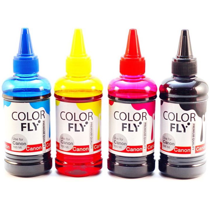 Flying Ink หมึกเติม Canon ขนาด 100 ml. COLOR FLY แท้ เติมได้ทุกรุ่น | Lazada.co.th