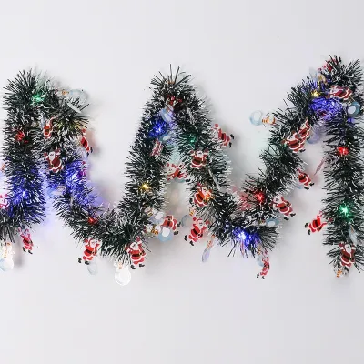 3/5m Christmas Rattan Lights Christmas Ribbon Christmas Tree Decor Christmas Gift