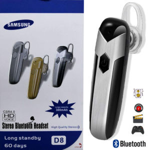 Samsung D-8 Powerful Bluetooth V5.0 Stereo Headset Waterproof Wireless Earphone Headphone