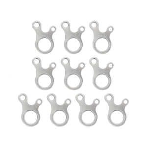 10 cái Dụng cụ thắt nút điều chỉnh điện trở móc dây 3 lỗ dụng cụ thắt nút dây cắm trại căng dây