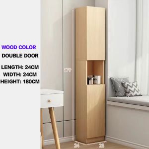 EURAKE Simple Multi-Layer Storage-Utility Cabinet Large Capacity Bookshelf Display Cabinet 5-Layer Container Cabinets