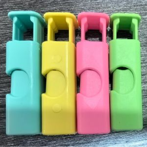 Worthbuy Snack độ ẩm dán kín chống Clip Túi hình bánh mì kẹp niêm phong túi nhựa niêm phong Clip sữa túi bột niêm phong Báo Chí niêm phong Clip