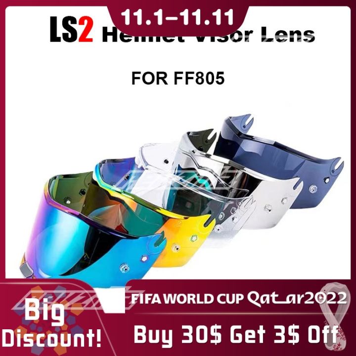 LS2 FF805 THUNDER Full Face Motorcycle Helmet Replacement Visors Chrome