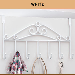 Kitchenut Metal Over Door Hanger Nail Free Hanging Hook Penyangkut Besi Serbaguna Kitchenware Hanger Cookware Holder