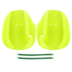 SERAPHYXO PVC Kids Swimming Training Paddles Adjustable Straps Practice Correction Swimming Ergonomic Paddles Sports Silicone Palm Professional Swim Hand Paddles Beach Swimming Pool