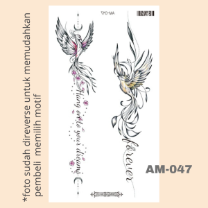 Stiker Tato Temporer | Color Beauty | 16x9 cm