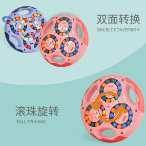 Cube Puzzle asah otak puzzle 3 bulat rotating magic toys Tiktok mainan anak