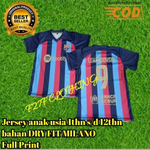 Best seller Jersey Anak barcelona home 2023 lewandowski