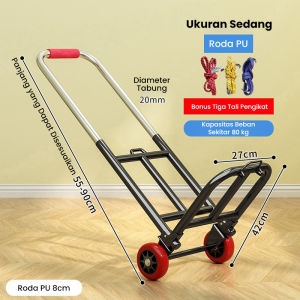 Troli Lipat 100 kg / 120 kg / 180 kg Trolley Lipat Serbaguna/ Trolley /Barang Serbaguna Luggage Carrier/ Troli Barang Lipat Dorongan