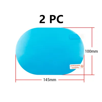 [Ready Stock]2pc Car Rearview Mirror Rainproof Film Auto Side Window Anti-fog Waterproof Protective Film Car Rearview Mirror Protective Film
