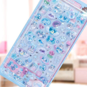 Sticker 3D Nổi Hoạ Tiết Dễ Thương– Decal Pha Lê Acrylic Đính Đá Kim Cương Trang Trí Cho Bé Gái 2026