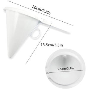 Kitchen DIY Hand-held Chocolate Icing Cream Funnel Cup Plastic Batter Dispenser Kitchen Tools Baking