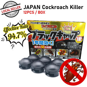 Japan Cockroach Killer 12pcs Bait Killer Repellent Insecticide Pest Control Non-Toxic Baby/Pet Safe