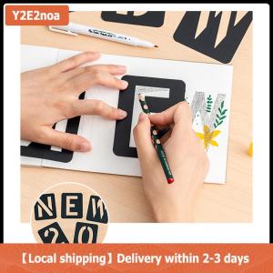 【Local shipping】 42PCS Letter Number Symbol Craft Hollow Stencil Stamping Embossing Template