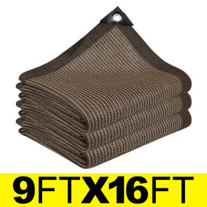 Anti-UV 90% Sunshade Net Outdoor courtyard garden sunshade net car swimming pool sunshade net Brown sun shade net