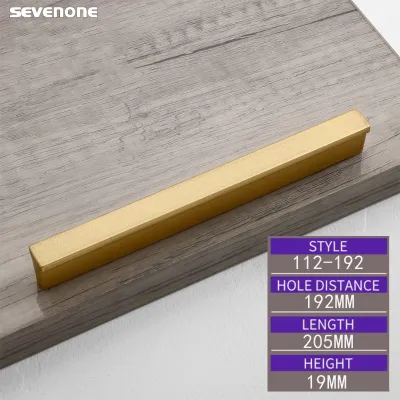 Furniture Handles Cabinet Knobs Gold Wardrobe Dresser Drawer Handle Kitchen Cupboard Pulls