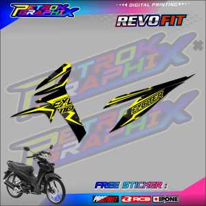 STRIPING VARIASI HONDA REVO FIT / STIKER LIST VARIASI HONDA REVO FIT