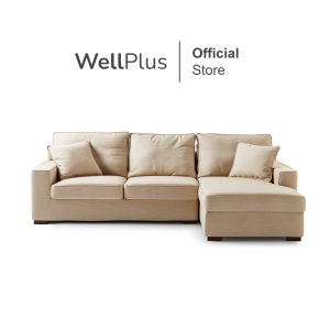 Wellplus  โซฟาผ้า L-Shape  เรียบหรู ดีไซน์สวย เหมาะกับการนั่งกับครอบครัว นุ่มสบาย รองรับน้ำหนักได้ดี
