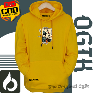 Sweater Hoodie Pria dan Wanita Anime terbaru Bearskate lucu Ogik Hoodie Pria aesthetic distro bandung bahan tebal Jaket cowok keren anime korean style