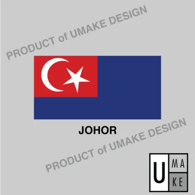 Magnetic Car Sticker Malaysia Flag / Bendera Negeri & Custom Logo - Waterproof UV Jalur Gemilang