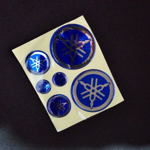 LOGO YAMAHA SET EMBLEM TIMBUL GARPUTALA YAMAHA ISI 6 AEROX NMAX
