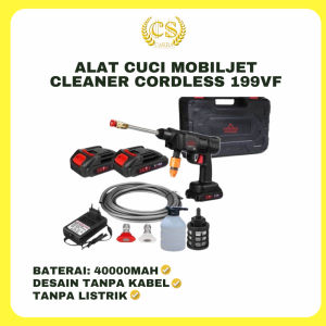 CS Alat cuci mobiljet cleaner cordless 199VF alat cuci mobil alat cuci motor semprotan cuci motor alat pencuci motor jet cleaner