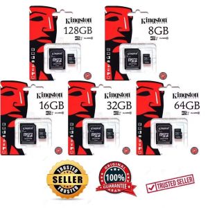 ♥FREE Shipping+COD♥ Kingston Memory Card Original sd card Micro SD TF card Class10 MicroSD 32GB/64GB/128GB for Smartphone/PC/Laptop