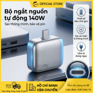 【FREESHIP】Đầu nối ngắt sạc tự động 140W KX-007 khi pin đầy giúp bảo vệ điện thoại cổng Type-C