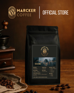 Marcker Coffee - Pure 100% Arabica Coffee Beans Ethiopia Sidamo Freshly Roasted |  Kopi Arabica | (200g & 500g)