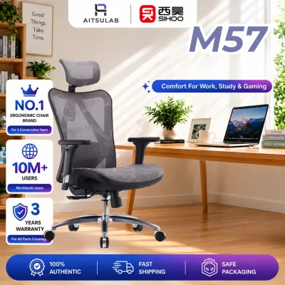 Sihoo M57 Ergonomic Chair Weight support up to 150KG/Office Chair/Gaming Chair/ Comfortable Chair/ Director Chair / Space Chair / Alterseat