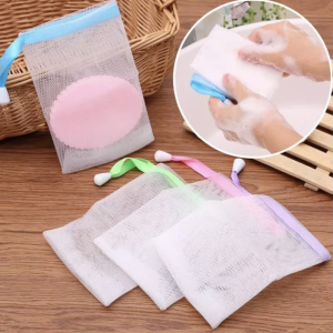 Kantong Jaring Halus Pembuat Busa Sabun Batang Cair / Bubble Net Jaring Sabun Mandi Multifungsi