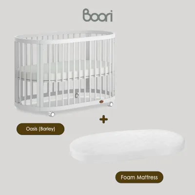 [Free Installation] Australia Boori Oasis Oval Convertible Cot