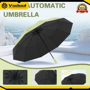 Fully Automatic Reverse Folding Umbrella Windproof Compact Foldable Umbrella Small Portable Umbrella for Men Women Teenage