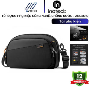 Túi Đựng Phụ Kiện Công Nghệ Inateck AB03010 Mở Phẳng 180° - Túi Đeo Chéo Đa Năng Chất Liệu 840D Khóa YKK