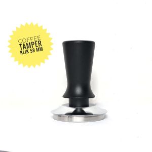 Espresso Coffee Tamper Klik 58 mm 51 mm FENINCAFE Alat Press Tamping Bubuk Kopi Espreso Spring Stainless Steel