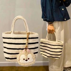 ANGY  ทันสมัยและทันสมัย ลำลองแบบสบายๆ วินเทจ ถุงช้อปปิ้งถุง กระเป๋าสำหรับข้อมือ ผ้าทอทอ กระเป๋าเครื่องสำอาง กระเป๋าแม่กระเป๋า สไตล์ชนเผ่า กระเป๋าถือสำหรับผู้หญิง กระเป๋าถักนิตติ้ง กระเป๋าสะพายไหล่แบบสั้น กระเป๋าโท้ทใบเล็ก