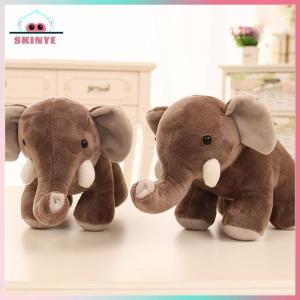 Skinye [Ready Stock] Kawayi Cute Simulation Animal Plush Doll Toys Stuffed Elephant Hippo Rhino Pillow Appease Doll Figurine For Kids Birthday Gift 20cm-25cm