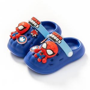 SEPATU SANDAL ANAK LAKI SANDAL ANTI AIR KARAKTER SPIDERMAN CAPTAIN AMERICA