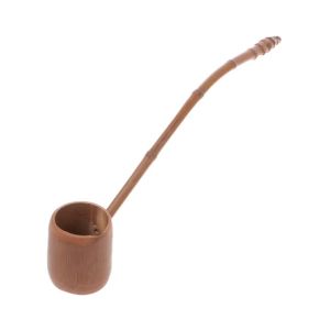 Kirilgu Handmade Natural Bamboo Tea Water Spoon for Extra Long Handle Healhy 7M5T2