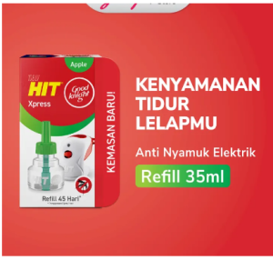 Hit Elektrik Good Knight Xpress Refill 35ml untuk 45 hari/Obat Nyamuk Elektrik