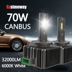 2pcs D1S đèn LED D3S D2S D2R D4S D4R d5s D8S CANBUS đèn pha ô tô 70W Turbo D1R D3R Bóng Đèn LED Đèn 6000K 32000lm Plug & Play