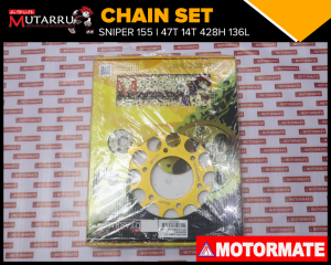 MUTARRU CHAINSET SNIPER 155 47T-14T-428H-136L