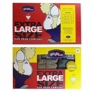 ISI 3 PCS - GTMAN MBS01 Jumbo - GT MAN Big Size XXL XXXL XXXXL 2L 3L 4L - GT-MAN MBS-01 MBS 01 - 3 PCS CELANA DALAM PRIA DALAM 1 BOX