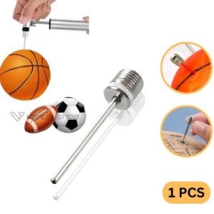 6PCS Pentil Bola Cop Bola Dolp Jarum Besi Bola Pentil Jarum Stainless