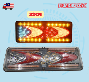 Lampu Belakang LED SMD 12V/24V Isyarat Berurutan (Sequential) Lori Trak Trak Bas 1 Pasang (2 Unit)