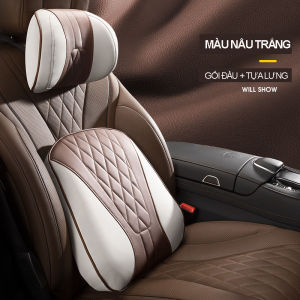 Bộ gối đầu và tựa lưng da cao cấp Quees MayBach