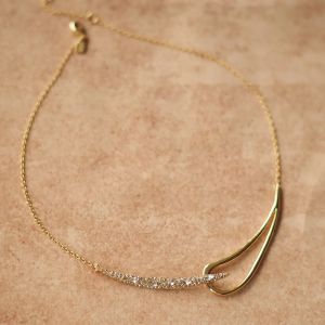 AB Trend Versatile Fashion Niche European and American Ghosts Design Collarbone Chain Necklace