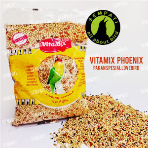 SEMPATI Vitamix Lovebird Phoenix New Pakan Burung Love Bird Biji Millet Milet Putih Campur Makanan Harian Burung Lovebird Kenari Finch Blckthroat Parkit Falk Perkutut Dll VMIXLB